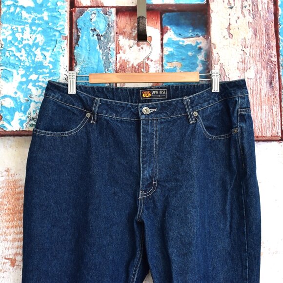 Women's Route 66 Low Rise Fit Dark Wash Denim Jeans SIZE 16A Dark Wash - Picture 2 of 9